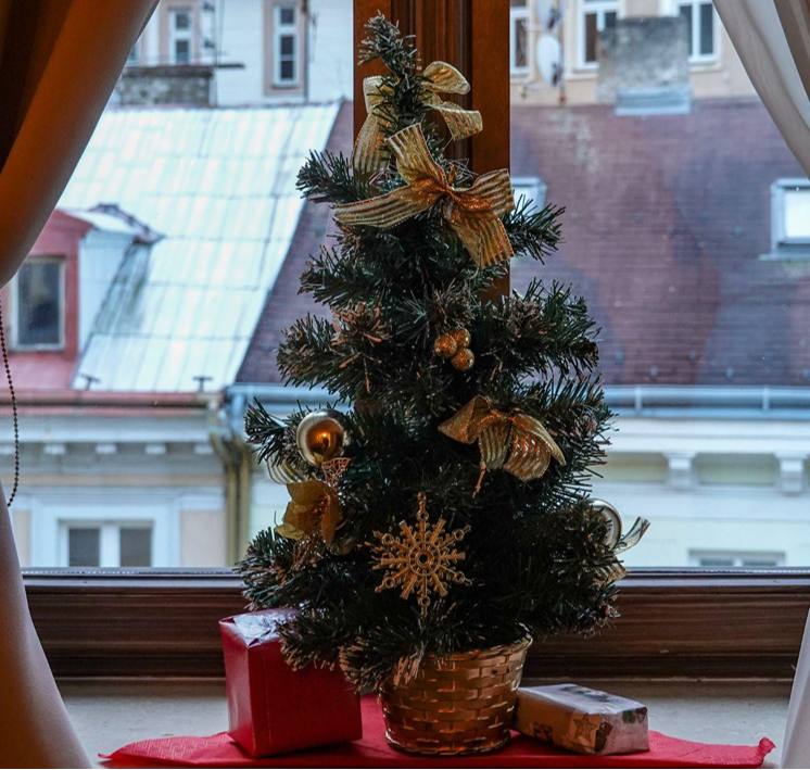 Table Top Christmas Trees Fit for Medieval Kings and Queens